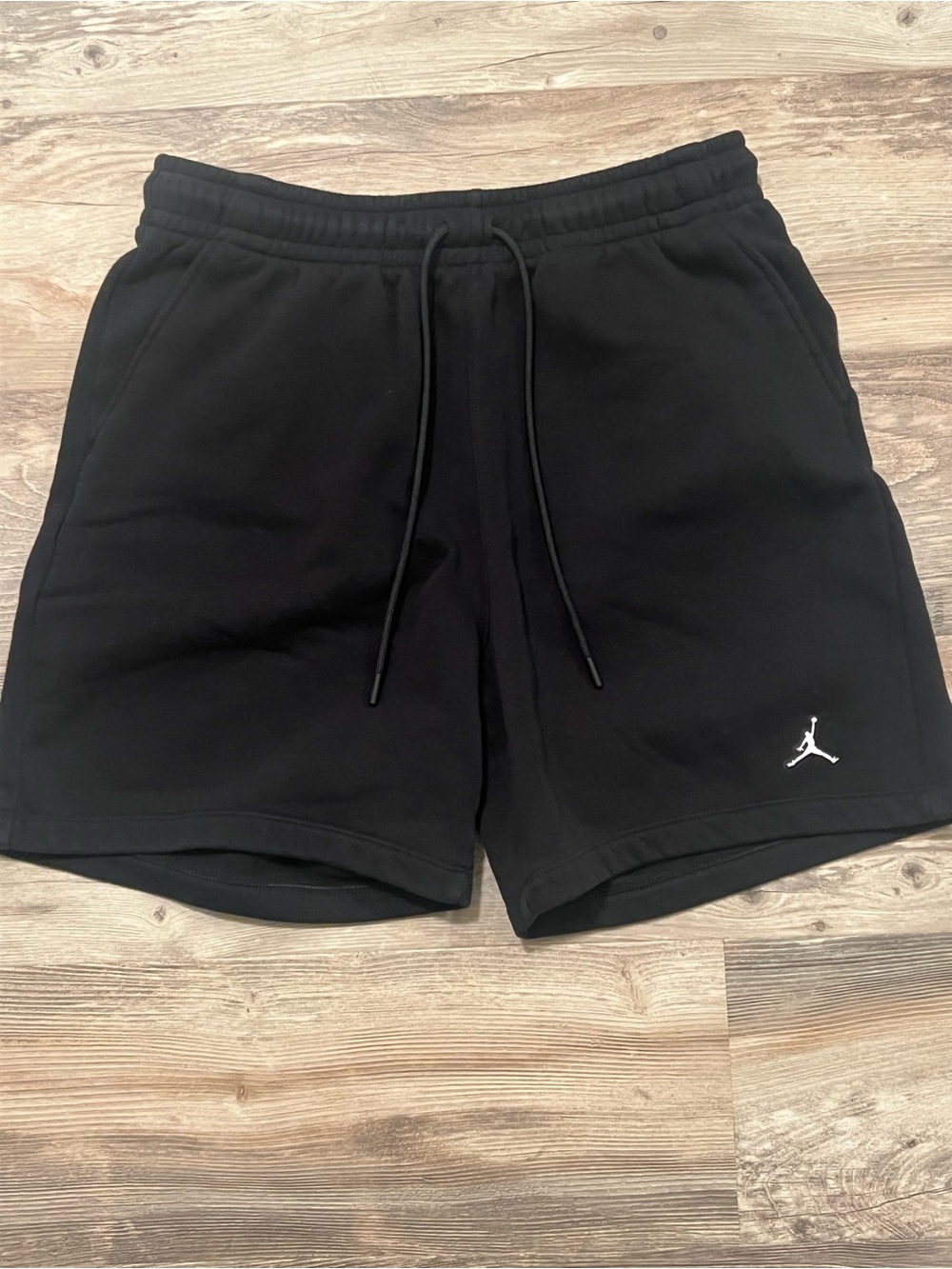 Nike Men’s Black Athletic Shorts with White Jumpman Accent